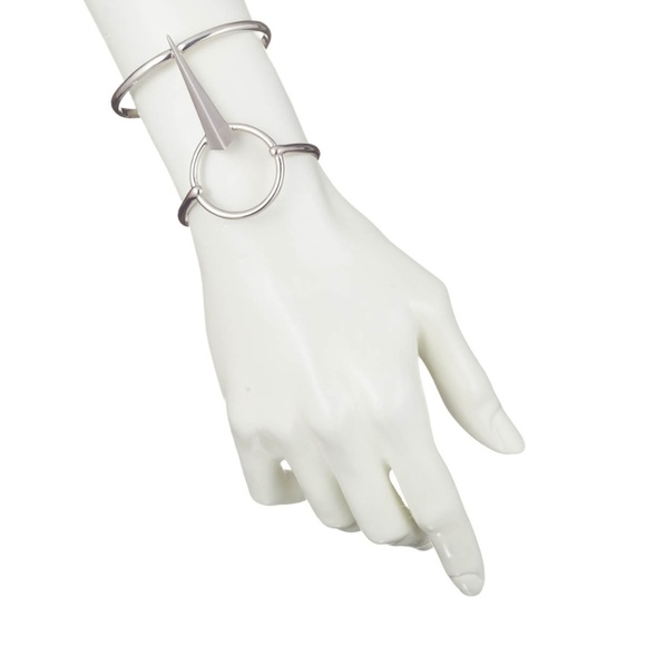 Alexis Bittar Jewelry - NEW Alexis Bittar Pierced Pyramid Ring Cuff